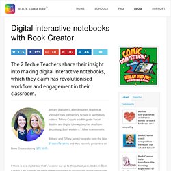 Digital interactive notebooks with Book Creator