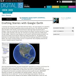 Crafting Stories with Google Earth