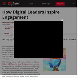 How Digital Leaders Inspire Engagement