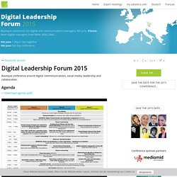 Digital Leadership Forum, 9th June 2015 - Advatera