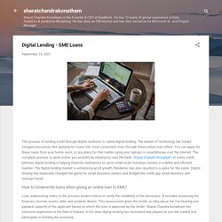 Digital Lending - SME Loans
