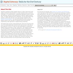 Digital Literacy: Skills for the 21st Century: About This Site