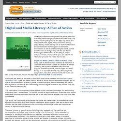 Digital and Media Literacy: A Plan of Action
