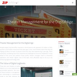 The Value of Digital Logbooks for Theater Management