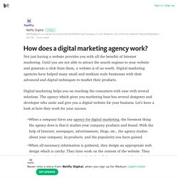 How does a digital marketing agency work? – Netfly Digital – Medium