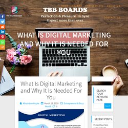 What Is Digital Marketing and Why It Is Needed For You