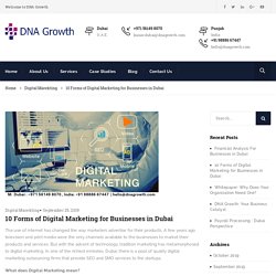 10 Forms of Digital Marketing for Businesses in Dubai