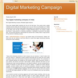 Digital Marketing Campaign: Top digital marketing company in India