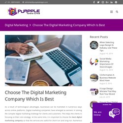 Choose The Digital Marketing Company Which Is Best