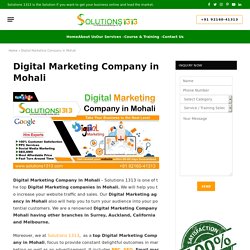 Digital Marketing Company in Mohali