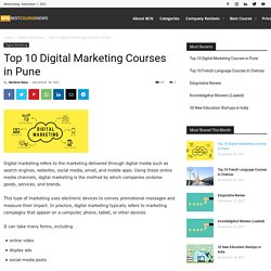 Top 10 Digital Marketing Courses in Pune
