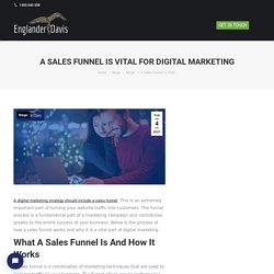 A Sales Funnel Is Vital For Digital Marketing - Englander Davis