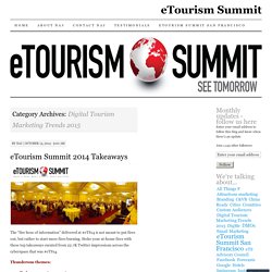 Digital Tourism Marketing Trends 2015