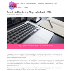 Top Digital Marketing Blogs to Follow in 2020