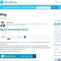 Digital Marketing in Music
