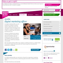 Digital marketing officer job information