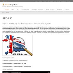 SEO UK, digital marketing in the united kingdom