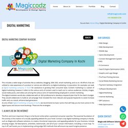 Digital Marketing Company in Kochi, Kerala - Magiccodz