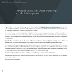 Digital Marketing and Media Management