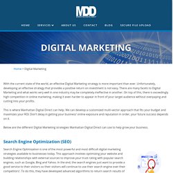 Digital Marketing - Manhattan Digital Direct