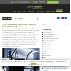 5 Digital Marketing Master Plan Every Law Firm Should Know