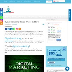 Digital Marketing Basics: Where to Start? - Moneymoksh