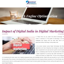 Impact of Digital India in Digital Marketing