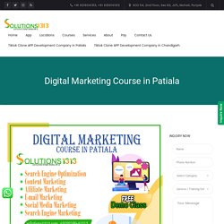 Digital Marketing Course in Patiala