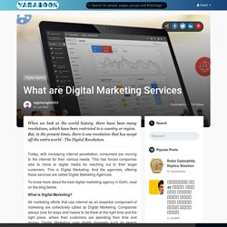 What are Digital Marketing Services