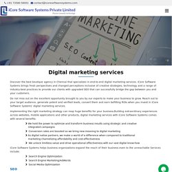Digital Marketing Services from iCore