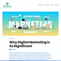 Why Digital Marketing Is So Significant