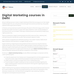 Digital Marketing courses in Delhi - Sky IT Solutions
