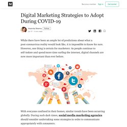 Digital Marketing Strategies to Adopt During COVID-19