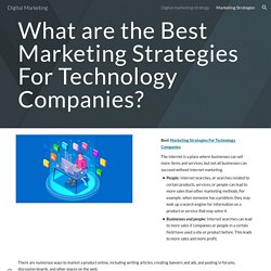 Digital Marketing - Marketing Strategies