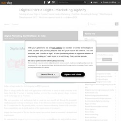 Digital Marketing And Strategies In India - Digital Puzzle Digital Marketing Agency