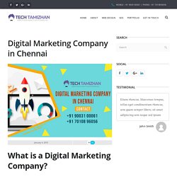 Digital Marketing Company in Chennai