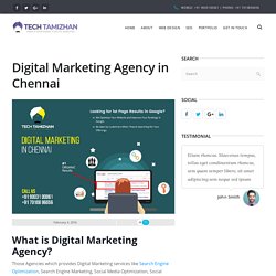 Digital Marketing Agency in Chennai