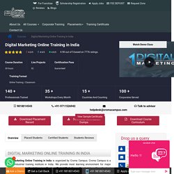 Best Digital Marketing Online Training Courses in India – Croma Campus