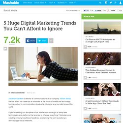 5 Huge Digital Marketing Trends You Can't Afford to Ignore