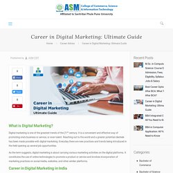Career in Digital Marketing: Ultimate Guide