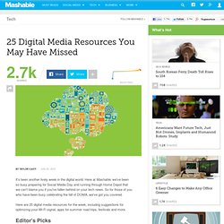 25 Digital Media Resources You May Have Missed