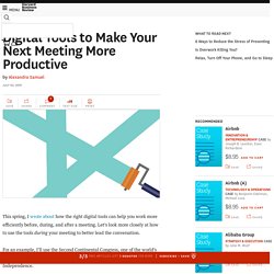 Digital Tools to Make Your Next Meeting More Productive