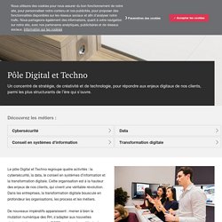 Le pôle Digital & Techno de PwC : des métiers en pleine croissance