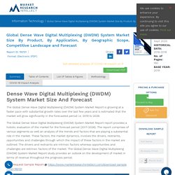 Dense Wave Digital Multiplexing System Market Size, Share, Outlook and Forecast