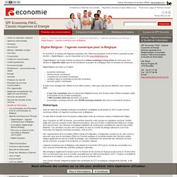 Digital Belgium - SPF Economie