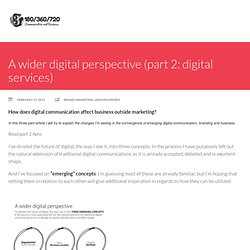 A wider digital perspective (part 2: digital services)