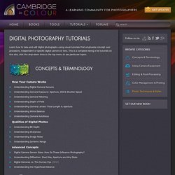 Digital Photography Tutorials