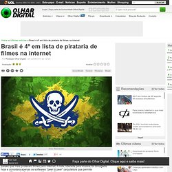 Brasil é 4º em lista de pirataria de filmes na internet