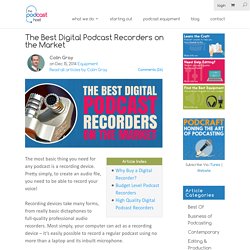 The Best Digital Podcast Recorders on the Market