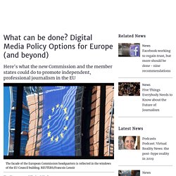What can be done? Digital Media Policy Options for Europe (2019)